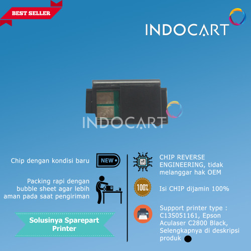 Chip C13S051158 S051161-Epson Aculaser C2800 Toner