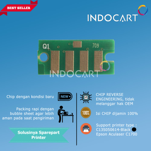 Chip C13S050611 S050614-Epson Aculaser C1700 Toner