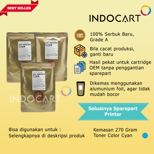 Serbuk Toner Warna MPCPT-648A-HP CP4025 CP4525-270gr-CMY