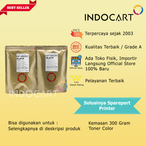 Serbuk Toner Warna MPCPT-CF320A 652A-HP M651 M680-300gr-K