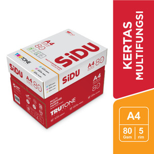 SiDU Kertas Fotocopy 80 GSM A4 - 1 Boks = 5 Rim [Special Price]