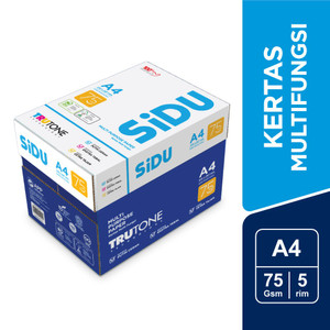 SiDU Kertas Fotocopy 75 GSM A4 - 1 Boks = 5 Rim [Special Price]