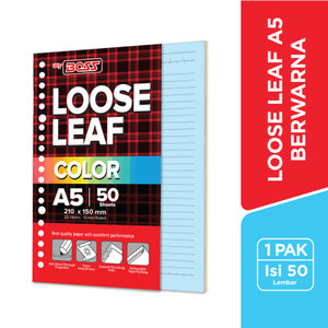 BigBoss Loose Leaf Berwarna A5 50 Lembar