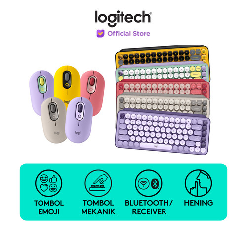 [BUNDLING] Logitech Combo Pop Mouse & Pop Keys