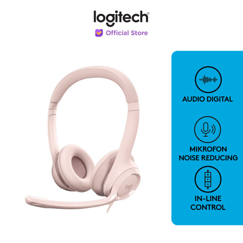 Logitech H390 Headset Stereo USB Mikrofon Noise-Cancelling