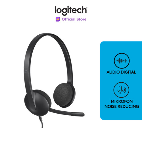 Logitech H340 Headset Stereo USB Mikrofon Noise-Cancelling