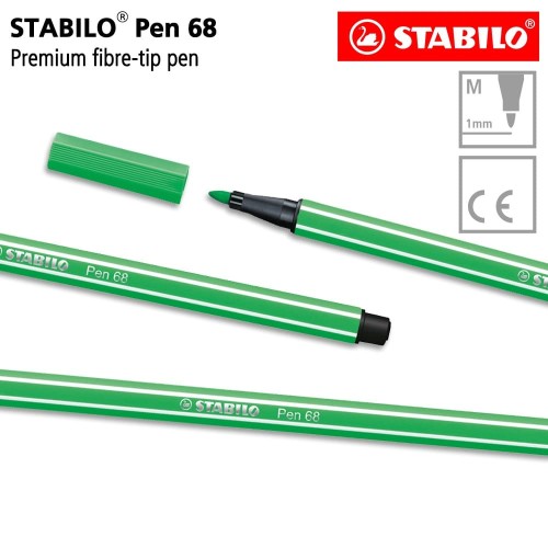 STABILO Pen 68 Mint Green Isi 1 pcs / Highlighter Pen / Marker