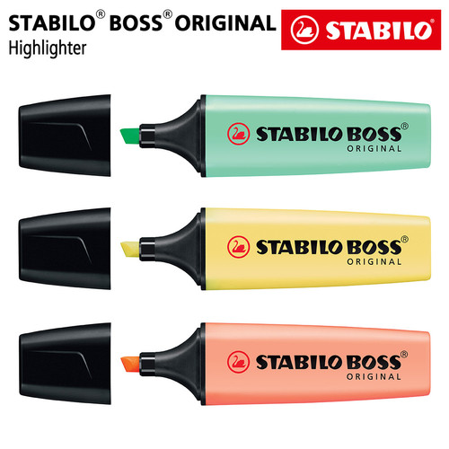 STABILO SET 3 - BOSS Pastel / Highlighter Original / Mint Yellow Peach