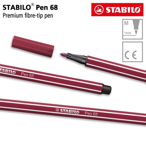 STABILO Pen 68 Purple 1 pcs / Highlighter Pen / Marker / Ungu