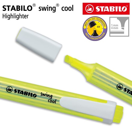 STABILO Swing Cool Yellow / Highlighter Warna Kuning Original