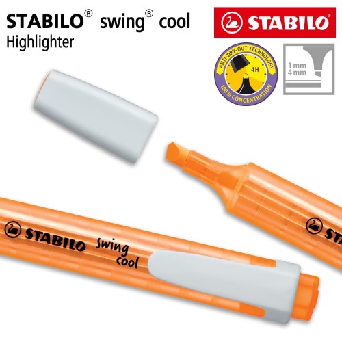 STABILO Swing Cool Orange / Highlighter Warna Orange Original