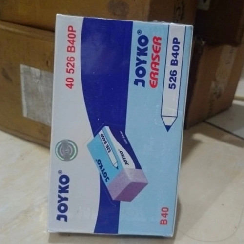 penghapus / eraser joyko B40 526 putih 1 pak isi 40pcs