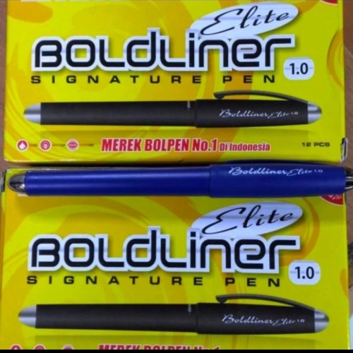 pulpen standard boldliner elite 1.0 / signature pen 0.1