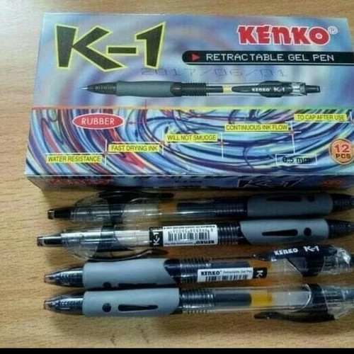 pulpen kenko k1 0.5 cetek 1 pak 12 pcs