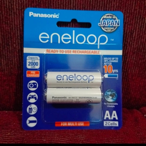 batray panasonic eneloop rachargeable 2000mAh AA -A2