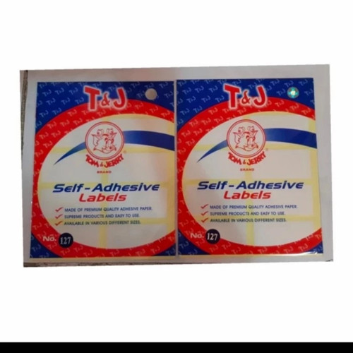 label tom and Jerry 127 self adhesive