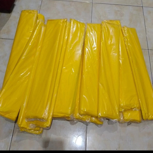 kantong plastik kuning limbah medis / 90 x 120/polos /1 pak 10 lbr