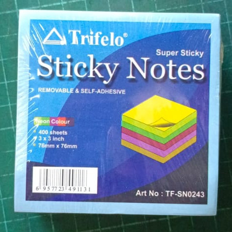 sticker notes Trifelo/posit notes set 5 warna