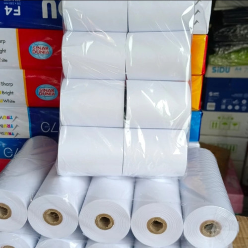 kertas struk kasir 75 x 60 mm 1ply