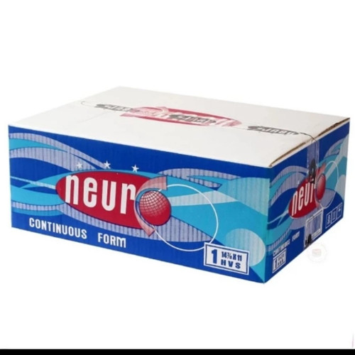 kertas continuous form 1 ply Neuro 14 7/8 x 11 ( B1) putih