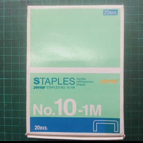 isi staples kecil joyko/kenko no.10 satuan kotak kecil