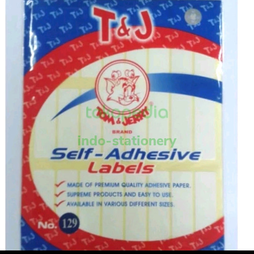 label tom and jerry 129 self-adhesive