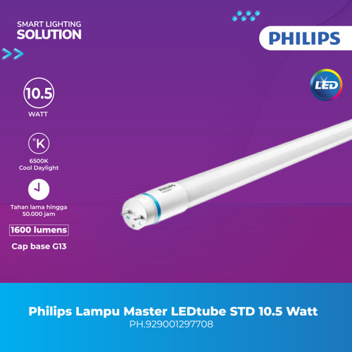 Lampu Philips Master Tube LED STD 10.5 Watt Cool Daylight Putih  1200mm 10.5W 865