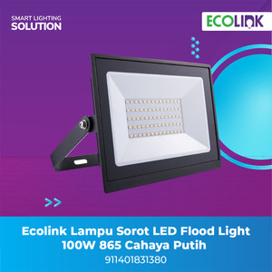 Ecolink Lampu Sorot LED Flood Light - 100W 865 Cahaya Putih