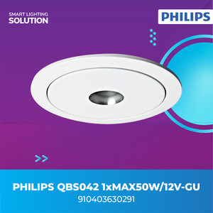 Lampu Philips Lampu Plafon Downlight Halogen 50W Cahaya Putih QBS042