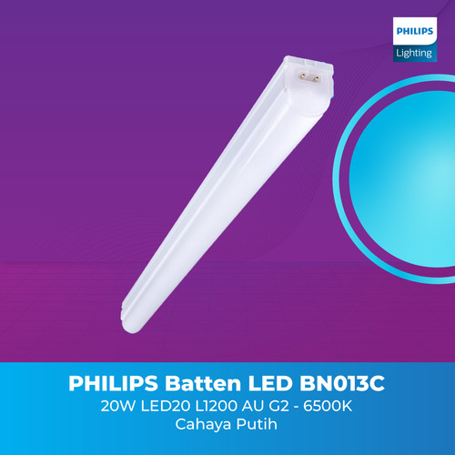 Philips Lampu Batten LED 20 Watt Cahaya Putih 6500K