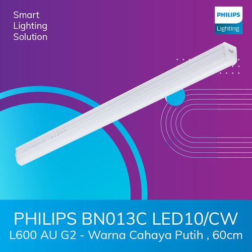 Philips Lampu Batten LED Tube 10W Cahaya Putih 6500K BN013C L600