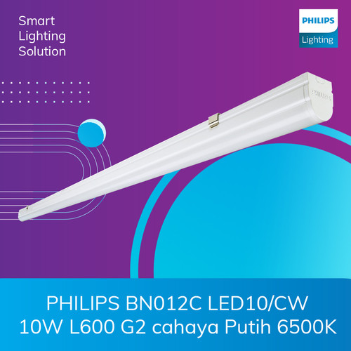 Philips Lampu Batten LED 10 Watt Cahaya Putih BN012C L600 G2 1xTLED