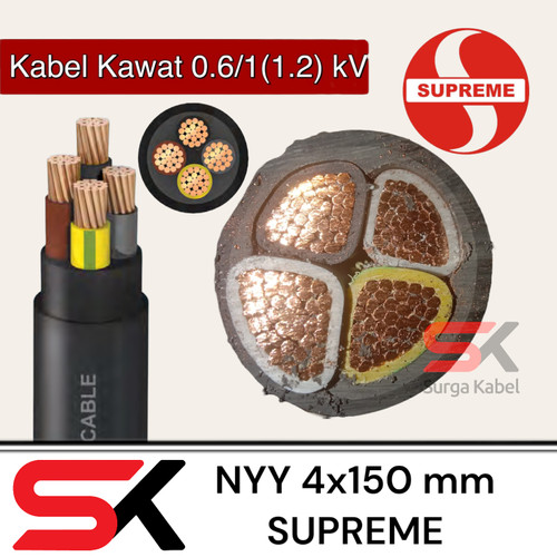 NYY 4x150 mm SUPREME/ kabel power 4 x 150 - kabel listrik tembaga