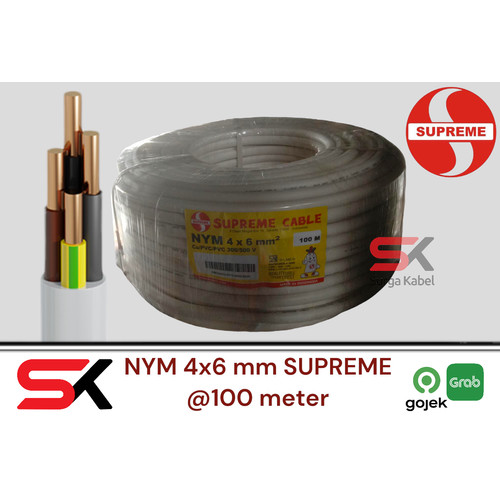 NYM 4x6mm SUPREME/ KABEL KAWAT 4 x 6mm/ KABEL INDOOR 4 x 6/ Kabel 4x6