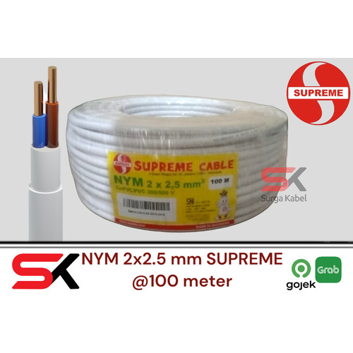 NYM 2x2.5mm SUPREME/ KABEL NYM 2 x 2.5/ NYM 2 x 2,5/ NYM 2x2,5mm