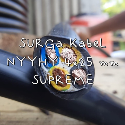 NYYHY 4x25 mm SUPREME/ KABEL SERABUT NYYHY 4 x 25/ KABEL NYYHY 4x25