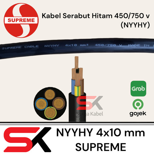 NYYHY 4x10 mm SUPREME | NYYHY 4 x 10 | KABEL SERABUT 4 x 10 mm SUPREME