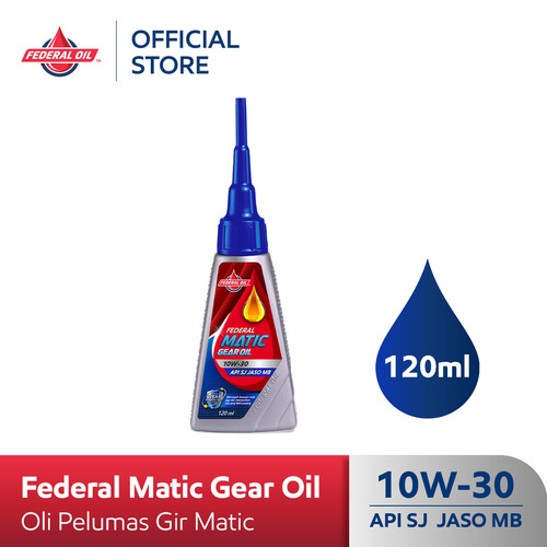 FEDERAL MATIC GEAR OIL 10W-30 0.12L 120ml - Oli Pelumas Gir Matic