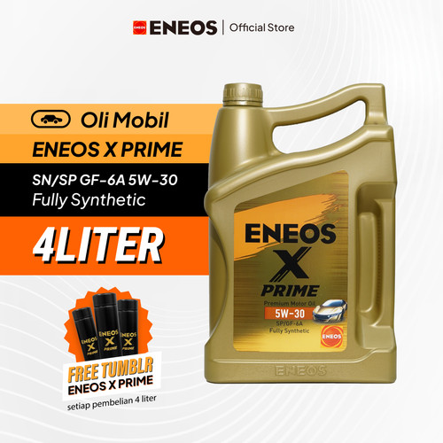 ENEOS X PRIME SP/GF-6A 5W-30 Ukuran 4 Liter