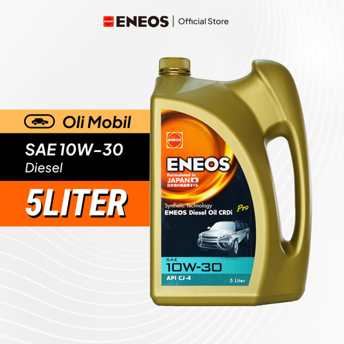 Oli Mesin Mobil Diesel 10W-30 CK-4 Kemasan 5 Liter