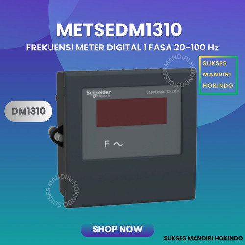 Frekuensi Digital Meter DM1310 1 Fasa 20-100 Hz METSEDM1310 Schneider