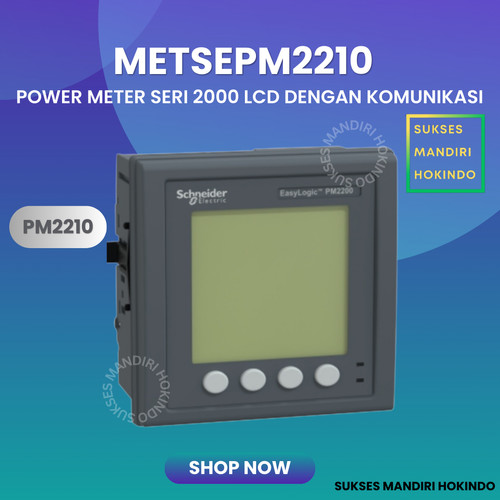 Power Meter Digital LCD PM2210 METSEPM2210 Schneider Original SNI