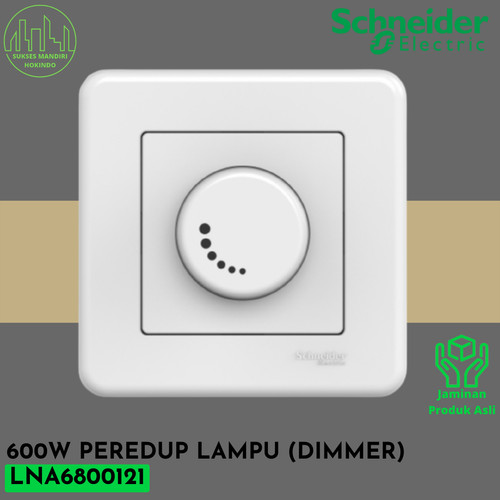 Peredup Lampu Dimmer 600W Leona Schneider LNA6800121 Original SNI