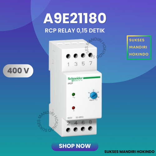 iRCP RCP Relay Control Phase 8A 2P Schneider A9E21180 Original SNI