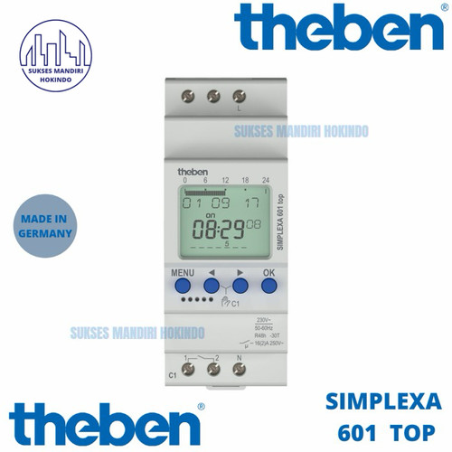 Timer Digital Otomatis Theben Simplexa 601 Top Made In Germany ORI SNI