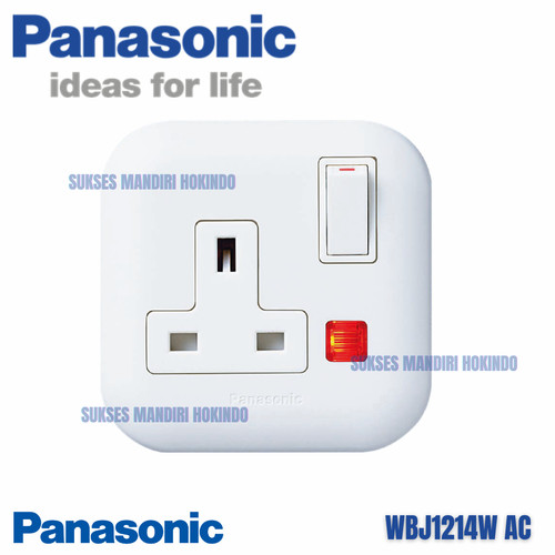 Stopkontak AC Panasonic WBJ1214W Original SNI terlaris murah