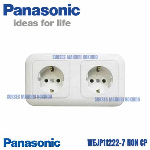 StopKontak Panasonic Schuko Non CP Dan With CP Dengan Grounding ORI