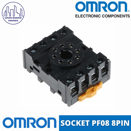 Socket Omron 8 Kaki 8 Pin for MK Relay Original SNI