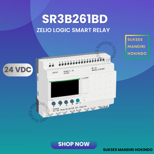 Schneider SR3B261BD 24 V DC Zelio Logic Original SNI