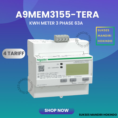 KWH Energi Meter IEM3155 3 Phase 63 Ampere Modbus Schneider ORI SNI